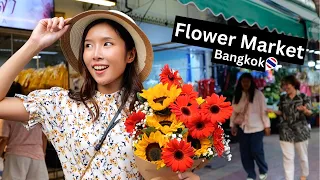 Flower Market and Places to Eat and Chill for this Valentine's Day🌸 (ปากคลองตลาด)