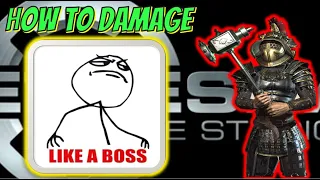 How to DAMAGE like a BOSS! Elder Scrolls Blades