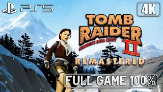 Tomb Raider 2 Remastered - Full Game 100% All Secrets Longplay 4K 60FPS