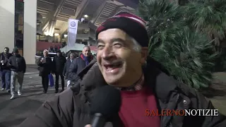 Salernitana - Cosenza 2 -1, la reazione dei tifosi a fine gara