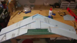Scratch build 47" flying wing