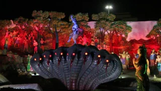 Lord Krishna & Kaliya Naag @Prem Mandir Vrindavan