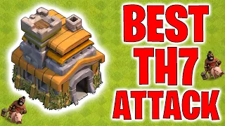 BEST TH7 Attack Strategy - Mass Hog Riders  - Clash of Clans 2021