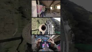 YIKES | FPV Drone Freestyle Tunnel Dive CRASH (🎥: IG / cyp_fpv) #fpv #drone ##crash