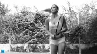 "Under Me" HD Commercial * Bar Refaeli playing tennis in underwear