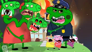 Zombie Apocalypse, Please Wake Up Peppa??? | Peppa Pig Funny Animation