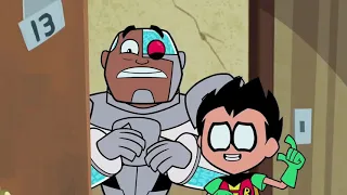 Teen Titans GO!__Cyborg Falls in love with Robin's booty