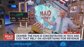 Jim Cramer says there's enough pain in the market for the Fed to slow down