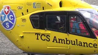 TCS Ambulance EC-135 Fenestron Scale RC Model Helicopter Amazing details