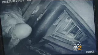 Caught On Camera: Man Sneaks Into Neighbor's Attic