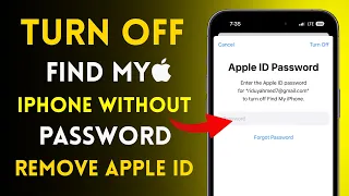 How To Turn Off Find My iPhone Without Password | To Remove Apple ID 2024