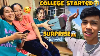 FIRST DAY AT COLLEGE!!❤️ Nisha lai GIFT🎁 🥵