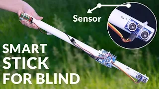 How to make Smart Blind Stick with Arduino | Arduino Project