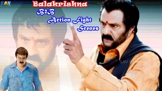 Balakrishna Back To Back Action Fight Scenes | Adhinayakudu Movie@saventertainments