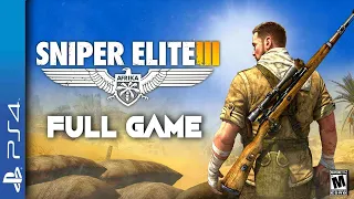 Sniper Elite 3 - Full Gameplay Walkthrough Full Game - PS4 SNIPER GAMES 🎮