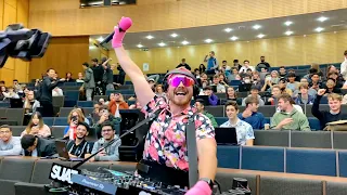 I crashed a LECTURE with DJ DECKS