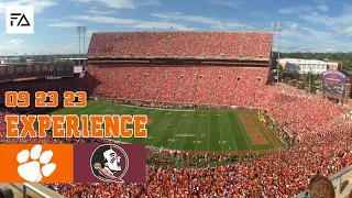 Clemson Football Experience vs Florida State 2023 (Live Crowd Atmosphere)