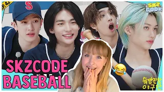 finally! skz code catch up! reaction to: Chaotic SKZ Baseball Team [SKZ CODE] parts 1+2