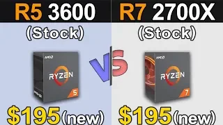 Ryzen 5 3600 Vs. Ryzen 7 2700X | 1080p and 1440p Gaming Benchmarks