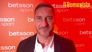 Totti: "Pellegrini sta dimostrando il suo valore. De Rossi? Sta facendo un lavoro eccezionale"