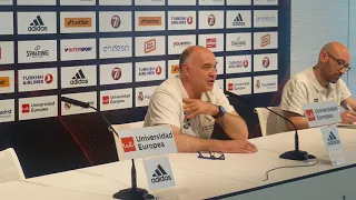 Declaraciones de Pablo Laso en el Media Day previo a la Final Four 2018