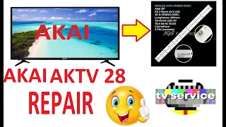 TV AKAI  AKTV 28... " NO VIDEO " Riparazione " Fai da te "