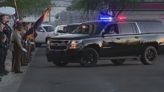 Procession held for Maricopa County Sheriff's Deputy Juan Ruiz