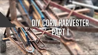 Homemade corn harvester part 1