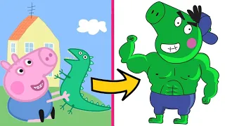 Peppa Pig Characters in Real Life | FNF Character Test | PEPPA.EXE