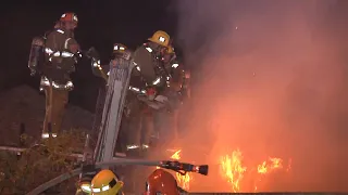 LAFD Structure Fire: Station 57 / South LA 1.16.21