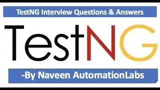 TestNG Interview Questions and Answers || TestNG Framework Interview Questions