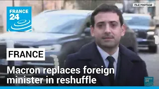 French politics: Macron replaces foreign minister in reshuffle • FRANCE 24 English