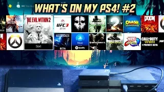 WHAT'S ON MY PS4 in 2018?! (OVER 50 GAMES & THEMES)