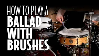 How To Play A Ballad with Brushes on Drums and Get More Gigs