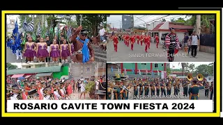 ROSARIO TOWN FIESTA 2024|MARCHING BAND PARADE (WITH BAND'S NAME)