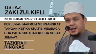 Perlukah makmum mengangkat tangan ketika khatib membaca doa pada khutbah kedua solat jumaat?