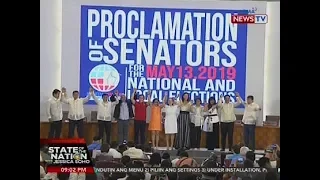 SONA: 12 nanalong senador, ipinroklama na