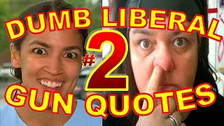 Dumbest Liberal Gun Quotes Part 2 - Anti-Gun Fails Compilation - SJW vs. 2nd Amendment Red Flag Laws