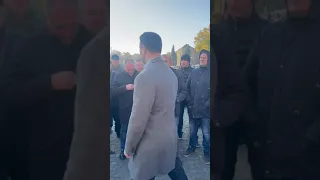 Микола Тищенко вийшов до мітингувальників на Закарпатті