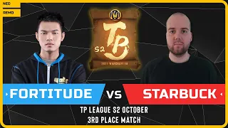 WC3 - [HU] Fortitude vs Starbuck [ORC] - 3rd Place Match - TP League S2 Monthly 2