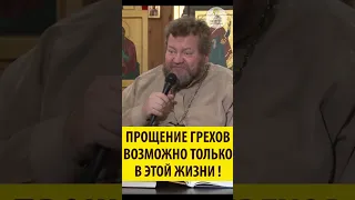 Прощение грехов возможно только в этой жизни! Священник Олег Стеняев