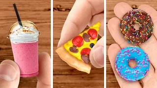 CUTEST MINIATURE CRAFTS || Polymer Clay, 3D Pen, Epoxy Resin DIY Ideas