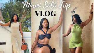 MIAMI SOLO TRIP VLOG| Thrifting in Miami, Vegan Restaurants in South Beach, Ocean Drive