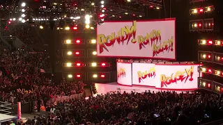 WWE Survivor Series 2018 Charlotte Flair vs Ronda Rousey live entrances