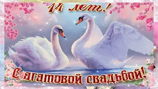 Агатовая свадьба 14 лет со дня свадьбы Мамы и Папы!