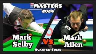 Mark Allen vs Mark Selby - Masters Snooker 2024 - Quarter-Final Live