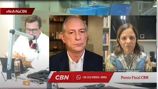 CIRO NA CBN: GENTE SÉRIA DA PF ME LIGOU E ADMITIU O CONSTRAGIMENTO