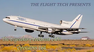 List Of the Lockheed L1011 Tristar Operators as of March 2024