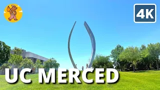 UC Merced Campus Walking Tour | 4K 🔊 Binaural Sound