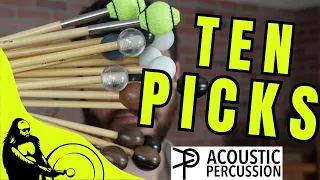 10 Essential Mallets From Acoustic Percussion For Xylophone and Glockenspiel